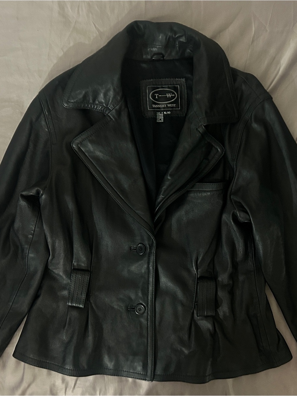 Vintage Tannery West 100% Leather Jacket